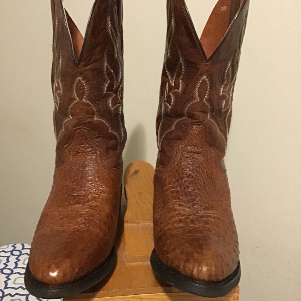 🔥Best offer, Dan post, Ostrich boots, new cond. see pics, size 9 1/2 D, buy now